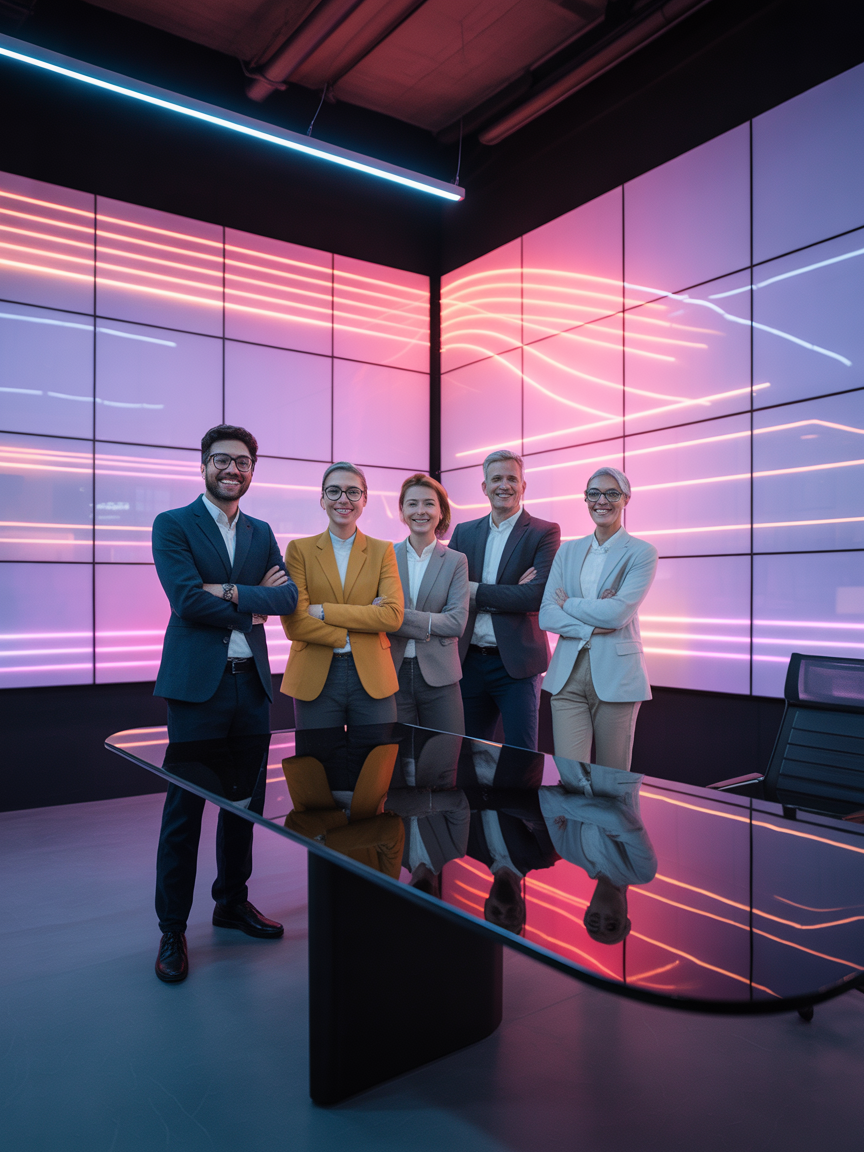 Team im Boardroom